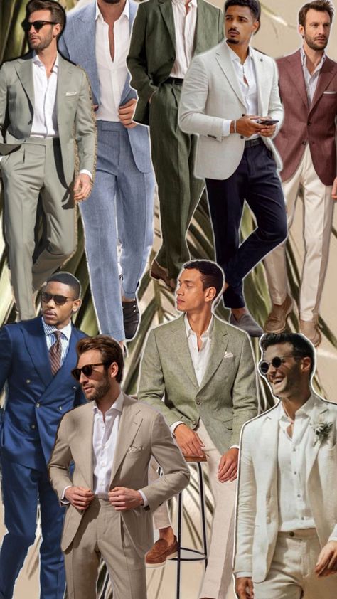 Men Wedding Attire Guest, Male Wedding Guest Outfit, Mens Beach Wedding Attire, Wedding Guest Men, Wedding Dress Code, Beach Wedding Men, Beach Formal, Formal Wedding Attire, Beach Wedding Attire