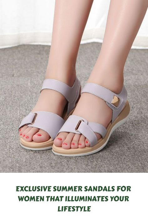 Summer Footwear, Elegant Sandals, Chic Sandals, Stylish Sandals, Women Sandals, Designer Sandals, Sandals For Women, Womens Sandals Flat, Casual Sandals