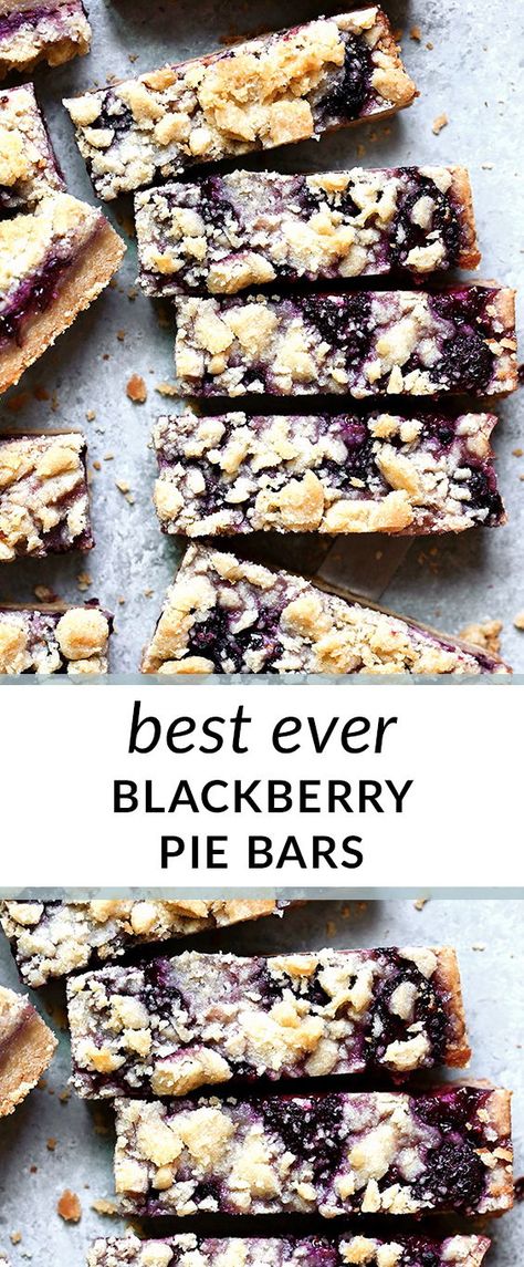 Blackberry Recipes Easy, Blackberry Dessert Recipes, Blackberry Pie Bars, Blueberry Pie Bars, Blackberry Dessert, Crumb Bars, Pie Bar Recipes, Blackberry Pie, Blackberry Recipes