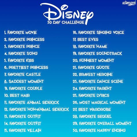 30 Days Editing Challenge, Disney Drawing Challenge, Tips Saludables, Disney Challenge, Disney 2024, 30 Day Challenges, Drawing Challenges, Oc Challenge, Disney Nerd