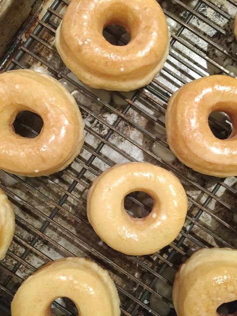 Spudnuts (Glazed Yeast Doughnuts) | Red Star Yeast Potato Light, Yeast Doughnuts, Red Star Yeast, Yeast Donuts, Glazed Donuts, Donut Recipe, Breakfast Pastries, Doughnut Recipe, Homemade Breakfast