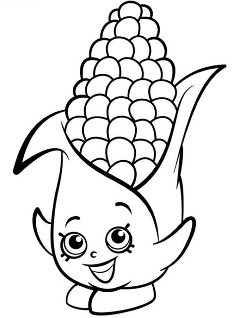 Pictures Of Candy Corn, Shopkin Coloring Pages, Rainbow Corn, Shopkins Colouring Pages, Vegetable Coloring Pages, Pokemon Coloring Pages, Pokemon Coloring, Popcorn Box, Coloring Pages Printable