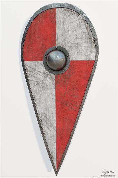 Medieval kite shield 3D model. Lowpoly and game-ready with both Spec/Gloss textures and PBR textures. Programs used: -3ds Max -Substance Painter Kite Shield, Shield Template, Substance Painter, 3ds Max, 3d Printing, Painter, Royalty, Models, Architecture