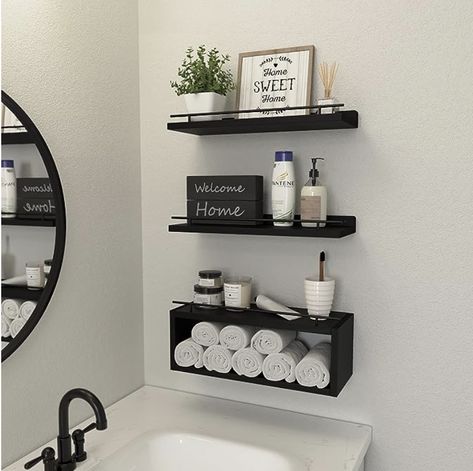 Salon Bathroom, Shelves Over Toilet, Cube Shelf, Bathroom Shelf Decor, Toilet Shelves, Floating Shelves Bathroom, Shelves Ideas, Cube Shelves, Bathroom Decor Apartment