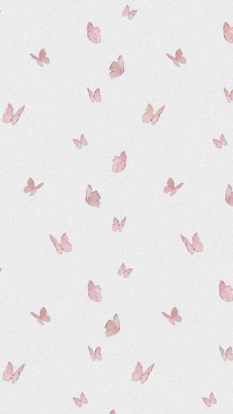 Phone Backgrounds Butterflies, Iphone Background Butterflies, Butterfly Painting Wallpaper, Spring Butterfly Wallpaper, Spring Simple Wallpaper, Spring Lockscreen Iphone Wallpapers, Floral Butterfly Wallpaper, Aesthetic Wallpaper Iphone Butterflies, Baby Pink Background Aesthetic