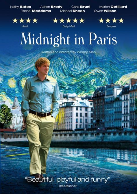 Midnight Paris, Paris Movie, Paris Film, Midnight In Paris, Adrien Brody, Audrey Tautou, Travel Movies, Josephine Baker, Owen Wilson