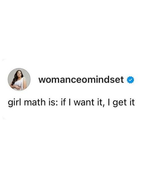 Girl math is: if I want it, I get it. ❤️ . . #atl #atlantamakeupartist #atlantabridalmakeupartist #juviasplace #glowrecipe #maccosmetics #lawlessbeauty #smashboxcosmetics Maths Funny Quotes, Funny Quotes About Math, Math Girl Aesthetic, Girl Math, Girl Math Quotes, Funny Math Quotes, Math Memes Funny, Maths Be Like Memes, Math Quotes