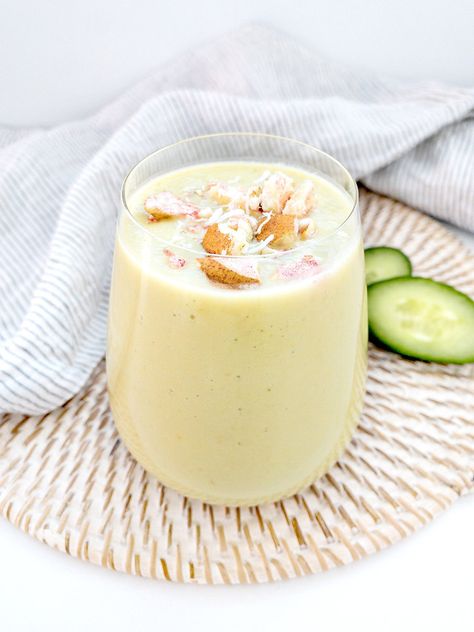 AIP Peach avocado cucumber smoothie | Nourish Me Free | Dairy free smoothie Cucumber Smoothie, Dairy Free Smoothies, Aip Paleo Recipes, Avocado Cucumber, Paleo Recipe, Dairy Free Gluten Free, Aip Paleo, Aip Recipes, Paleo Recipes