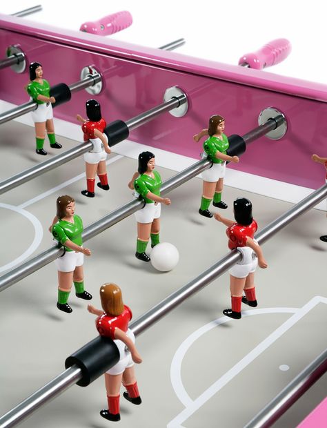 RS Barcelona, Female Foosball Foosball Table Diy, Types Of Tables, Soccer Style, Foosball Tables, Table Football, Foosball Table, F Word, Foosball, Table Diy