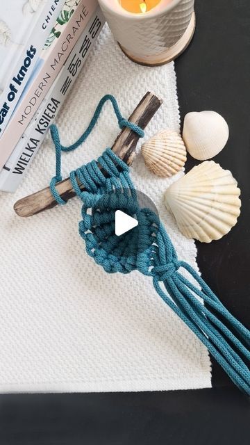 Bobbiny on Instagram: "✨️P R O C E S S✨️ What do you like most about creating? The process or the result? 😊  In keeping with the ocean vibes, a shell made using the macrame technique. What do you think? 🐚🌊  #bobbiny #bobbinycords #macrame #macramediy #creativeprocess" Ocean Vibes, I ❤ Ny, Macrame Cord, Macrame Diy, Creative Process, The Process, The Ocean, You Think, Macrame