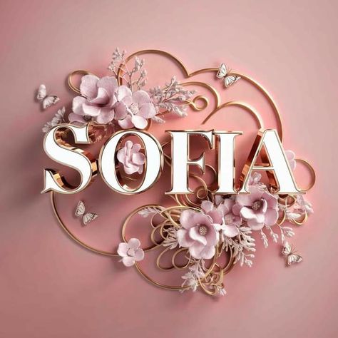 Sofia Wallpaper Name, Sofia Name, Christmas Flower Decorations, Rhinestone Designs Templates, Birthday Quotes For Daughter, Letter Art Design, Whatsapp Wallpaper Cute, Diy Cat Toys, Cute Easy Doodles