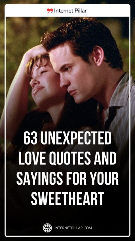 63 Unexpected Love Quotes and Sayings for Your Sweetheart-   Discover the beauty of love with these unexpected love quotes that will resonate deeply within your soul. Each quote is a reminder that sometimes the most surprising connections can lead to the strongest bonds. Share your favorite line and inspire others to embrace their own unique love journeys! #LoveQuotes #UnexpectedRomance #RomanticQuotes #LoveInspiration #Soulmates #RelationshipGoals #UnexpectedLove #QuoteOfTheDay #quotes #Inspiri First Time Love Quotes Feelings, Happiness Is You Quotes Love, Life Together Quotes Relationships, Safe In Love Quotes, Couples Quotes Love Aesthetic, New Love Quotes Unexpected, Finding Someone Unexpectedly Quotes, Love Is Complicated Quotes, Reunited Love Quotes