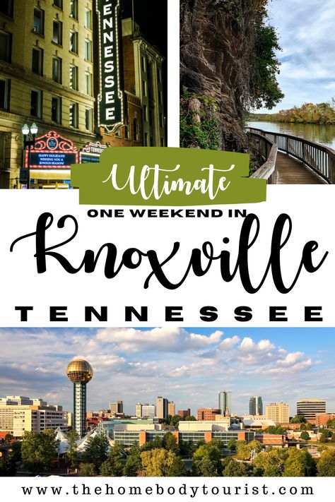 The ULTIMATE one weekend in Knoxville, TN. How to spend 3 days in this southeast city! The perfect 3-day Knoxville itinerary for first-timers! 3 Days Trip, Popular Travel Destinations, Tennessee Vacation, Vacation Usa, One Day Trip, Knoxville Tennessee, Great Smoky Mountains National Park, Knoxville Tn, Weekend Trips