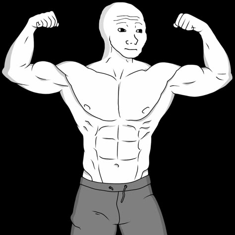 Stoic Wojak, Wojak Black, Which Vibes Do I Give Off Wojak, Wojak Guy Pointing, Wojak Happy, New Wojak Memes, Chad Image, Book Cover Background, Image Dbz