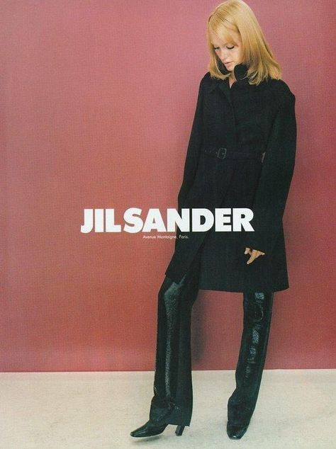 90s Campaign, Jil Sander 90s, Jill Sander, Vintage Editorials, Craig Mcdean, Amber Valletta, Vogue Archive, Fashion Ads, Fashion Campaigns