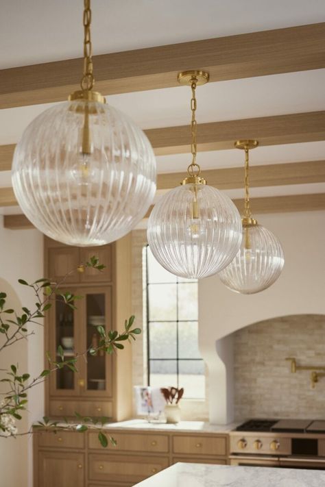 Introducing Kohler X Studio McGee - Studio McGee Studio Mcgee Lighting, Mcgee Kitchen, Color Bathroom Design, Kohler Kitchen, Timeless Bathroom, Reeded Glass, Home Decor Brand, Powder Room Design, Light Decor