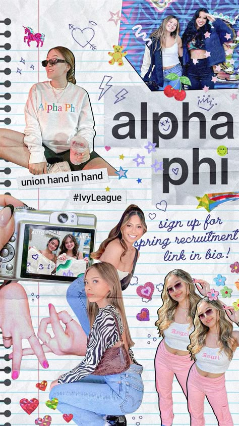 Cute sorority edit. Notebook graphic design. Sorority recruitment graphics. Y2K edits. 2000s graphic. Spirit Week Themes, Sorority Socials, Sorority Themes, Graphic Stickers, Spring Recruitment, Sorority Pr, Sorority Shirt Designs, Tri Sigma, Book Notebook