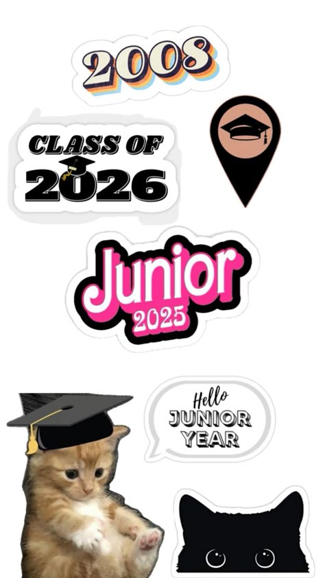 Senior Year Fun, Clear Phone Case Design, Senior Jackets, Funny Laptop Stickers, Graduation Look, Magic Powers, Classy Aesthetic, Junior Year, Logo Sticker