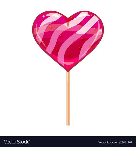 Candy Printables Free, Heart Lollipop Drawing, Headband Template, Dessert Icon, Anime Clipart, Heart Shaped Lollipops, Candy Clipart, Heart Shaped Candy, Food Icon