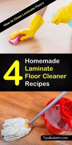 Homemade Laminate Floor Cleaner, Laminate Floor Cleaner, Floor Cleaner Recipes, Laminate Flooring Diy, Homemade Floor Cleaners, Clean Hacks, Cleaning Floors, How To Clean Laminate Flooring, Clean Baking Pans