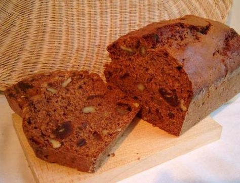 Date Nut Bread Recipe, Date Bread, Date Nut Bread, Nut Bread Recipe, Recipe Baking, Bread Food, Nut Bread, Bread Machine Recipes, Quick Breads