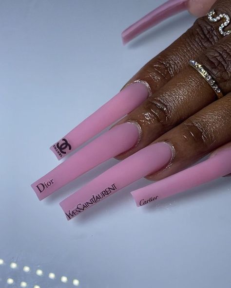 Solid Nail Acrylic, Pink Nails Tapered Square, Pink Tapered Square Nails, Simple Long Acrylic Nails, Hot Pink Tapered Square Nails, Soft Pink Tapered Square Nails, Long Tapered Square Nails Pink, Acrylic Nail Set, Cute Toe Nails