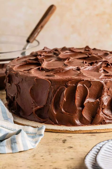 Black Magic Cake Recipe Magic Cake Recipe, Magic Cake Recipes, Black Magic Cake, Magic Cake, Coffee Milk, Chocolate Cake Recipe, Cake Batter, Chocolate Desserts, Black Magic