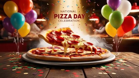 National pizza day History Fun Facts, National Pizza Day, Pizza Day, Holiday Recipes, Join Us, Fun Facts, Pizza, History, Pizzas