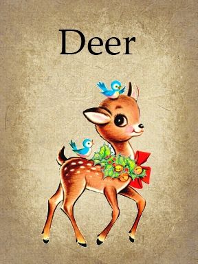 Sweetly Scrapped: Free Printable Vintage Christmas Flash Cards Diy Christmas Outfit, Vintage Bambi, Images Noêl Vintages, Christmas Rocks, Deer Illustration, Vintage Reindeer, Christmas Ephemera, Vintage Xmas, Vintage Christmas Images