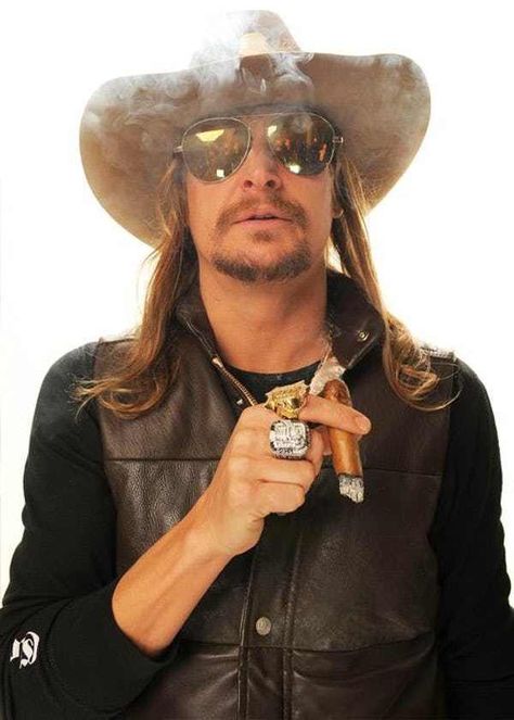 Celebrities Who Smoke Cigars | List of Famous People Smoking Cigars Kid Rock Quotes, Famous Cigars, Kid Rock Picture, Premium Cigars, Good Cigars, Cigars And Whiskey, Kid Rock, I'm With The Band, Rock Posters