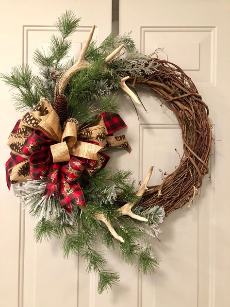 Antler christmas decor