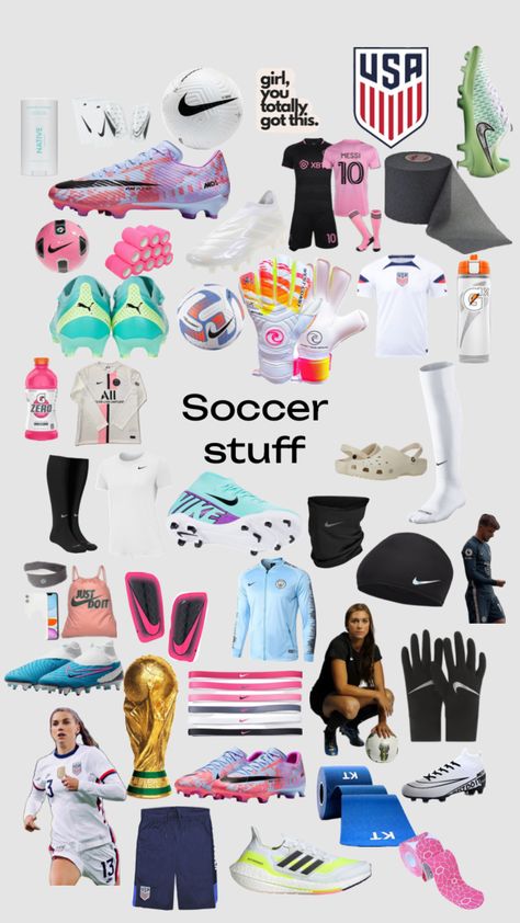 Guide to soccer life Soccer Essentials, Best Soccer Cleats, Soccer Hair, Soccer Bag, Soccer Season, Soccer Stuff, Cute Jumpers, Soccer Outfit, Soccer Inspiration