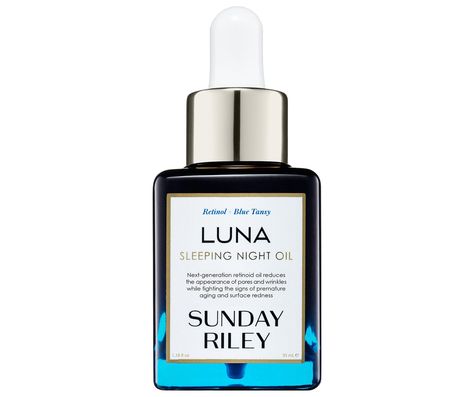 Check out this product at Sephora.com - Sunday Riley Luna Sleeping Retinoid Night Oil - 1.18 oz/ 35 mL Sunday Riley Luna, Retinol Oil, Sleeping Night, Oils For Sleep, Blue Tansy, Sunday Riley, Bitter Orange, Oily Skin Care, Flower Oil