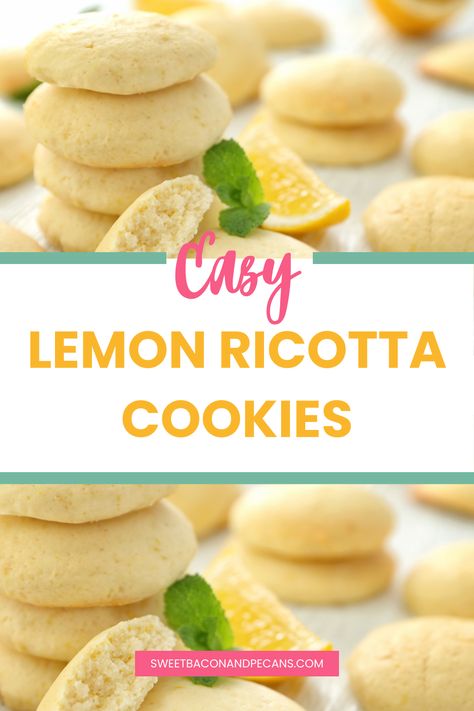 Delicious & easy lemon ricotta cookies made using cake mix. Italian style lemon ricotta cookies make a best Easter dessert recipe for Easter cookies. When you make a purchase using a link on this page, we may receive a commission. As an Amazon Associate I earn from qualifying purchases. For more information, please see About Us. #LemonRicottaCookies #CakeMixCookies #EasyRecipes #CookieRecipe #DessertIdeas #SweetTreats #BakingHacks #EasterDesserts #EasterCookies #SpringBaking Italian Lemon Ricotta Cookies, Fresh Orange Cake, Easter Desserts Cake, Ricotta Cookies Recipe, Italian Lemon Cookies, Italian Ricotta Cookies, Lemon Ricotta Cookies, Best Summer Desserts, Organic Cake