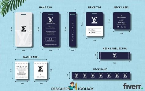 Apparel Label Design, Luxury Price Tag Design, Creative Label Design Clothing, Tags Design Label, Luxury Label Design Clothing, Label For Clothes, Hand Tag Design Clothing, Neck Label Design Clothing, Label Tag Clothing