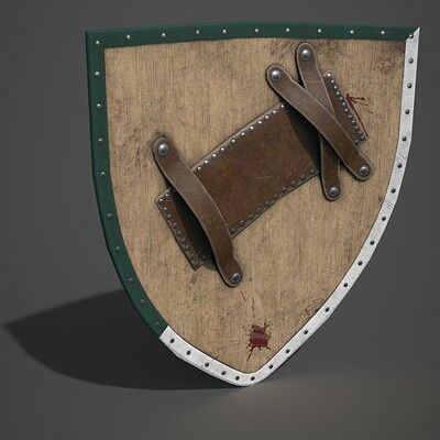 Shield Reference, Wood Swords, Heater Shield, Armadura Ninja, Dog Leash Hanger, Theatre Props, Viking Shield, Substance Painter, Dnd Characters