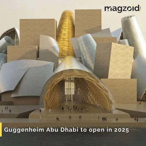 💫The Department of Culture and Tourism – Abu Dhabi has announced that Guggenheim Abu Dhabi will open the door for visitors in 2025.💫 ✨The project is the region’s pre-eminent museum that is dedicated to global modern and contemporary art and the UAE branch is set to be the latest and largest outpost of the Solomon R Guggenheim Foundation’s list of international museums.✨ 🌐Read more at www.magzoid.com⁠ ⁠ Stay tuned for more such amazing happenings in the art world. #GuggenheimAbuDhabi #Frank Guggenheim Abu Dhabi, Saadiyat Island, The Guggenheim Museum, Frank Gehry, Famous Architects, Guggenheim Museum, Bilbao, Art And Technology, Abu Dhabi