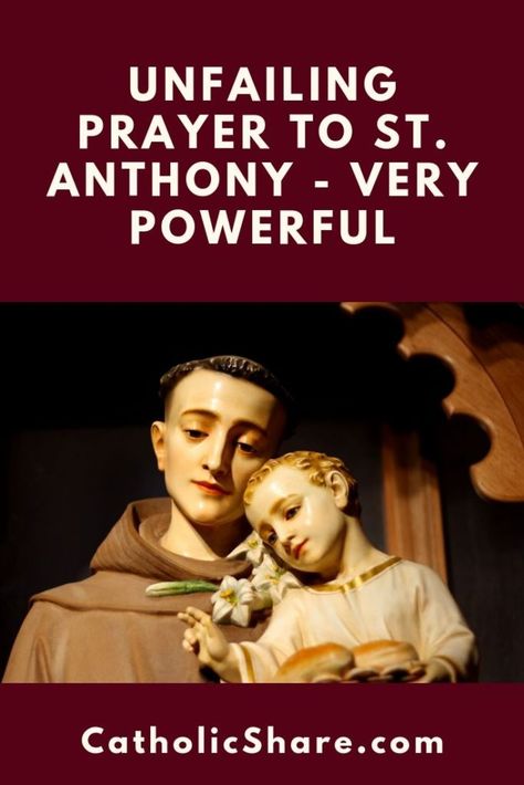 Rosary Box Ideas, St Anthony Miracle Prayer, Novena Prayers Catholic, St Anthony Prayer, Archangel Ariel, Rosary Prayers Catholic, Nighttime Prayer, Prayers Answered, Love For God