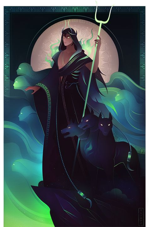 Hades ~ Greek Mythology by Yliade on DeviantArt Hades Greek Mythology, Greek Goddess Art, Greek Mythology Gods, Greek Gods And Goddesses, Greek And Roman Mythology, Greek Mythology Art, Hades And Persephone, 다크 판타지, Roman Mythology