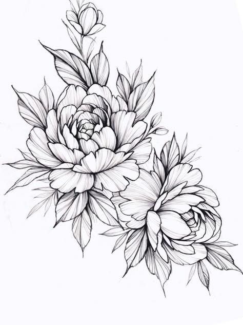 #tattoo, #tattoos, #inked, #tattooart, #tattooedwomen, #tattooedguys, #tattooinspiration, #tattooideas, #tattooworldwide, #tattoosociety, #InkLaughs, and #TattooFails​ Simple Peony Tattoo, Tattoo Design Koi Fish, Idaho Tattoo, Peony Tattoo Design, Peony Flower Tattoos, Peony Tattoo, Flower Tattoo Drawings, Floral Tattoo Sleeve, Peonies Tattoo