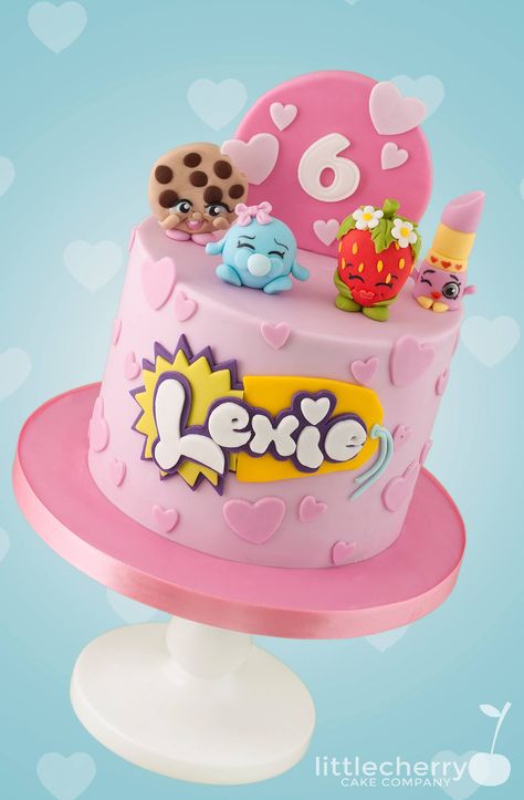 Little Cherry Cake Company (T-Cakes) 7 Birthday Cake, Shopkins Birthday Cake, Shopkins Party Ideas, Shopkins Cake, Shopkins Birthday Party, Shopkins Birthday, 7 Birthday, Shopkins Party, Cherry Cake