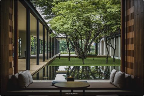 The Chedi : Chiangmai Thailand on Behance Soori Bali, Scda Architects, Tropical Architecture, Tropical House, Modern Tropical, Tropical Houses, Architect Design, Outdoor Lounge, Outdoor Area