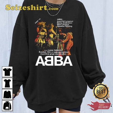 Vintage ABBA 1979 Tour Music Dacing Queen 2023 Shirt Check more at https://customizationtrend.com/vintage-abba-1979-tour-music-dacing-queen-2023-shirt-7782/ Abba Merch, Tour Music, Trendy Shirts, Vintage Shirt, Your Back, Abba, Vintage Shirts, The Movie, Different Styles