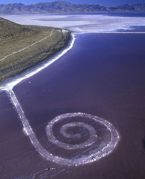 Spiral Image, Spiral In Nature, Theodorus Spiral Art, Spiral Jetty, Spiral Painting Swirls, Swirl By Swirl Spirals In Nature, Robert Smithson, Spirals In Nature, Modern Art Movements