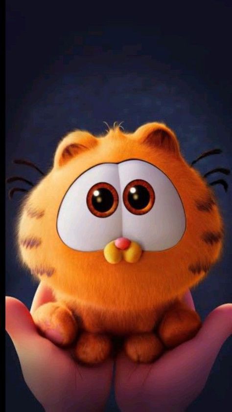 Baby Garfield Wallpaper, The Garfield Movie, Baby Garfield, Garfield The Movie, Garfield Movie, Garfield Wallpaper, Animation Characters Tattoo, Garfield Pictures, Garfield Images