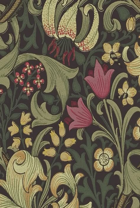 Art Nouveau Wallpaper, Grandmillennial Style, William Morris Wallpaper, William Morris Patterns, Morris Wallpapers, Medieval Tapestry, William Morris Art, William Morris Designs, Arts And Crafts Movement