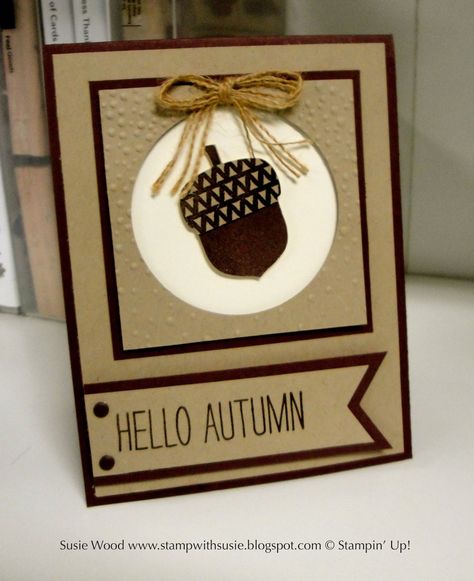 Fall Cards Handmade, Thanksgiving Cards Handmade, Homemade Tags, Card Stamping, Autumn Cards, Thanksgiving Card, Cute Card, Crumb Cake, Stamping Ideas