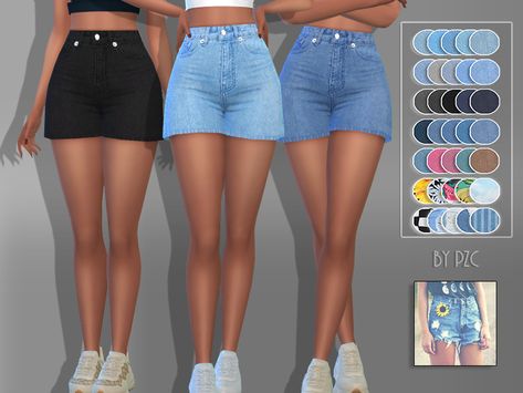 The Sims Resource - Sunflower Denim Jeans Shorts 9094 Ts4 Shorts Cc, Ts4 Cc Clothing Jeans, Sims 4 Nike Cc, Sims 4 Cc Jeans Maxis Match, Ts4 Cc Jeans, Ts4 Cc Pants, Sims 4 Men Clothing Cc, The Sims4 Cc Clothing, Sim4 Cc Clothing