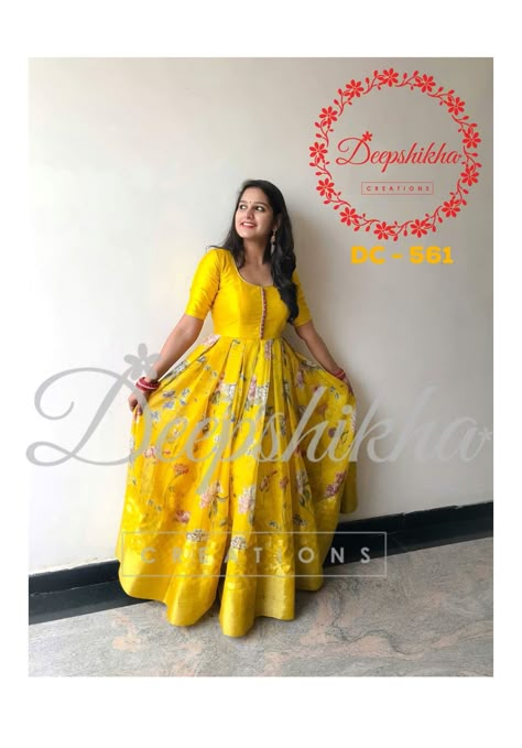 Deepshikha Creations, Long Blouse Designs, Color Floor, Ikkat Dresses, Lehenga Saree Design, Choli Dress, Long Frock Designs, Long Gown Design, Wedding Lehenga Designs