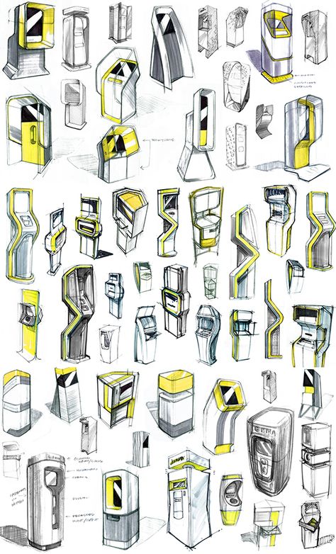 Product Stand Design, Retail Kiosk, Interactive Retail, Interactive Kiosk, Digital Kiosk, Pos Design, Kiosk Design, Industrial Design Sketch, Pop Display